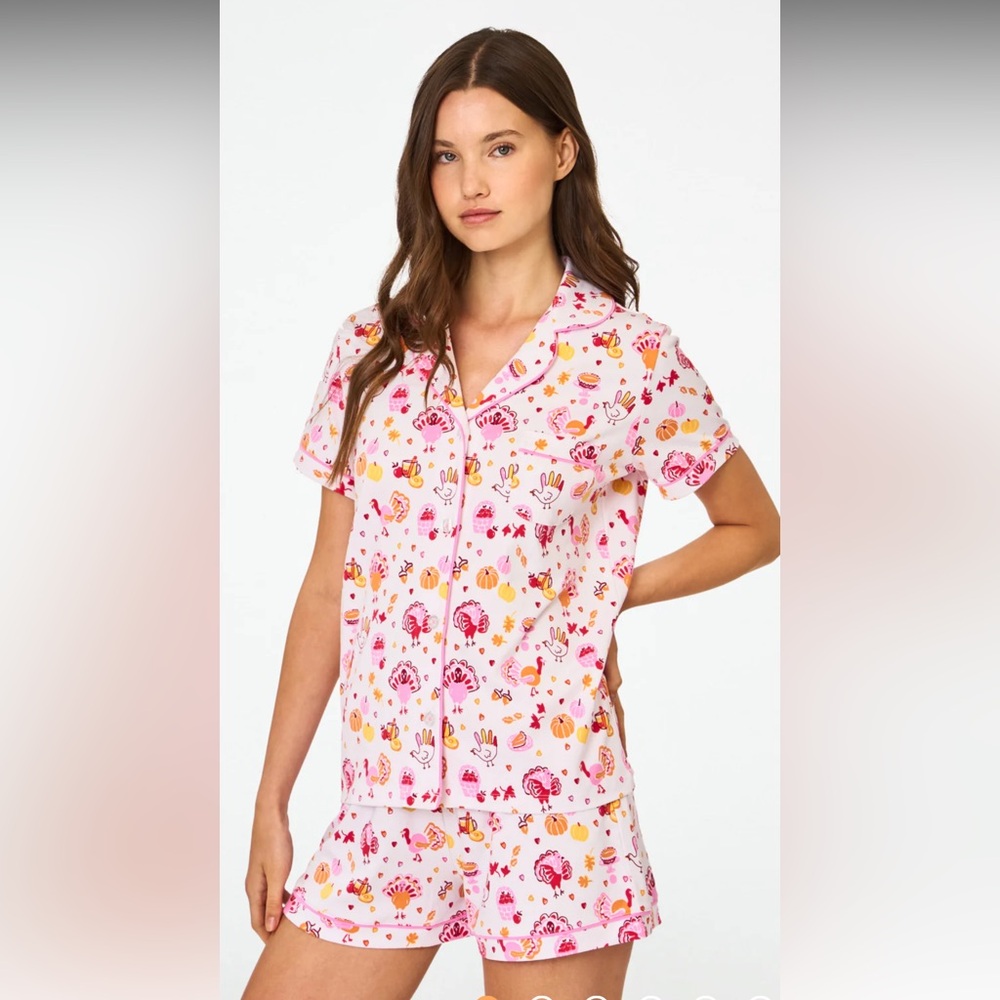 Roller rabbit Thanksgiving pajamas